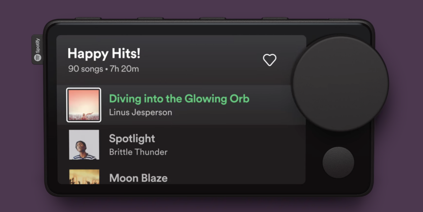 Interface for Spotify